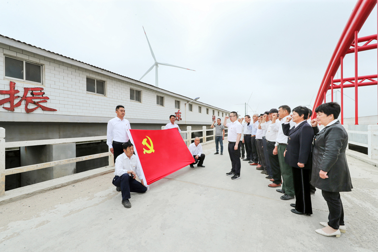 濱海港鎮(zhèn)振東村黨總支組織黨員開展“賡續(xù)紅色血脈，踐行初心使命”活動