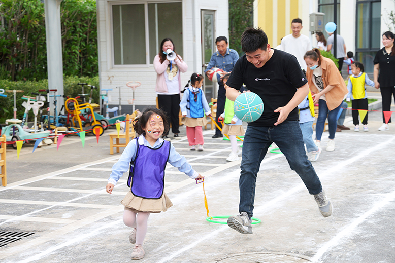 縣幼兒園向陽分園舉辦親子運動會